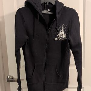 Disney Black Hoodie with White Logo